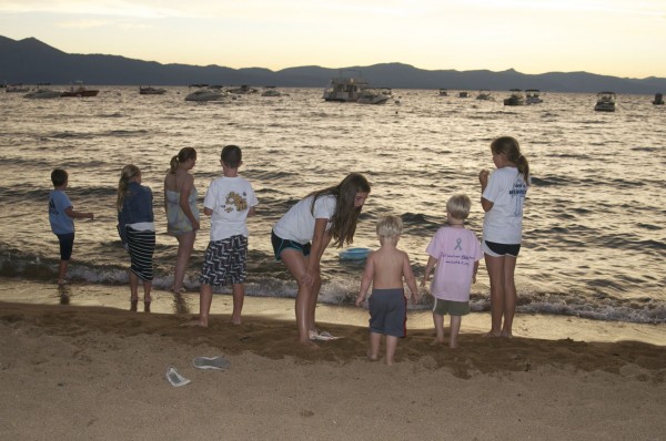 It was fun to just be able to see all these different ages playing together at the beach. We all live near each other but being on vacation together made it somehow  just more.. 