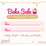 Bake Sale Fundraiser Sign