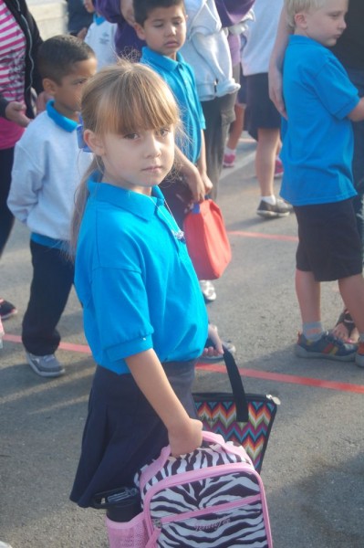 Her first day. She was nervous.. but also ready to take on something new. 