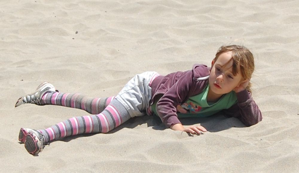 kid gets stuck in quicksand