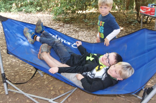 One of the most popular things for the kids was this camp hammock 