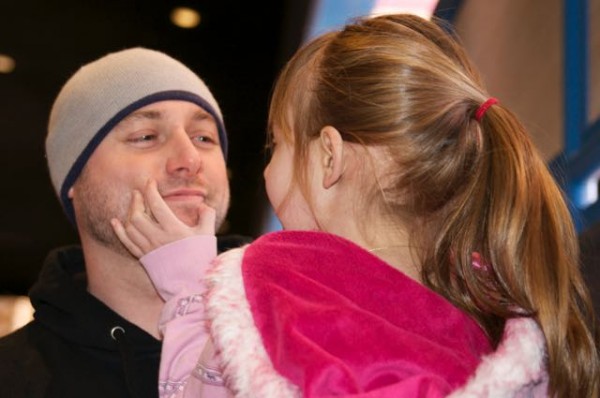 He carried her around so much of our Make A Wish trip. The love between these two.. you could feel it being around them. 